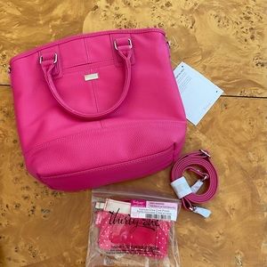 NIP Thirty One Montreal Pink Satchel Bag